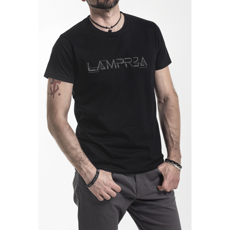 LAMPR3A "Full logo" Camiseta negra