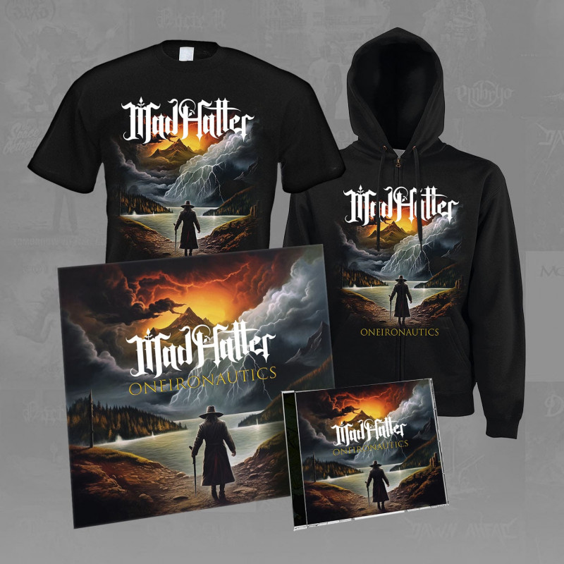 Mad Hatter "Oneironautics" Vinyl + CD + Hoodie + T-Shirt (Preorder)