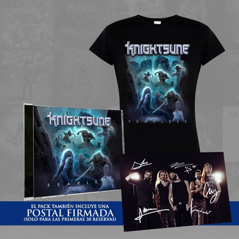 Knightsune "Fearless" CD + Girlie T-Shirt + Signed Postcard (Preorder)