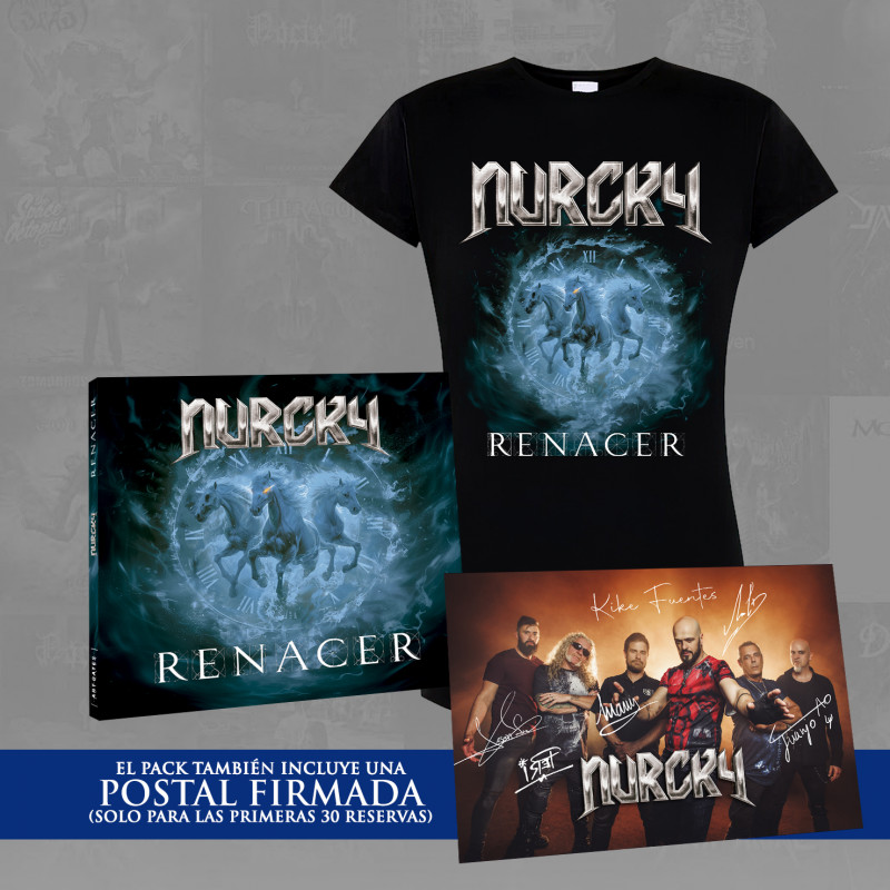 Nurcry "Renacer" Digipack + Camiseta Chica (Preventa)