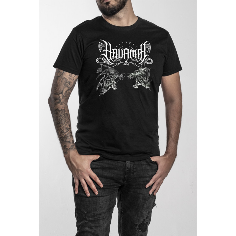 Havamal "Age Of The Gods Lobos" Camiseta (Chico o Chica)