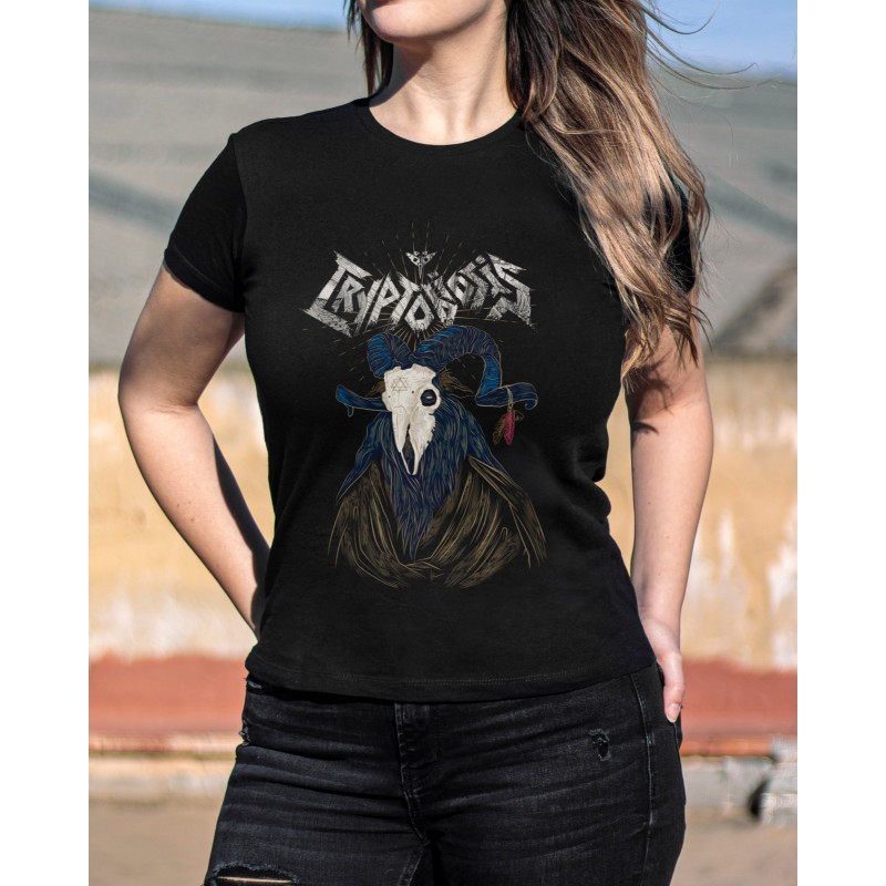 Camiseta Girlie Cryptobiosis "Goat Lord"