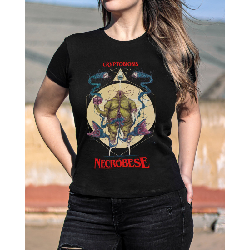 Cryptobiosis "Necrobese" Girlie T-Shirt