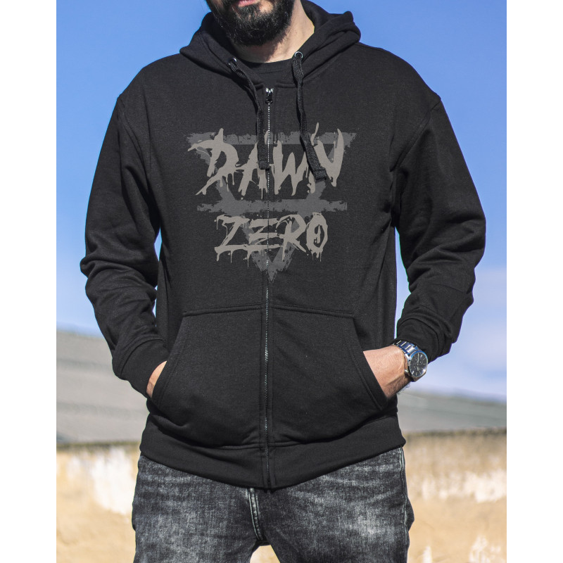 Dawn Zero "Grey Logo" Hoodie