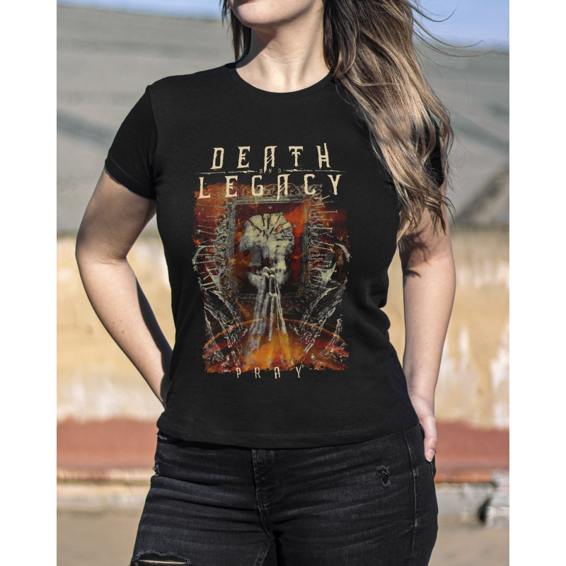 Camiseta Girlie Death & Legacy "Pray"