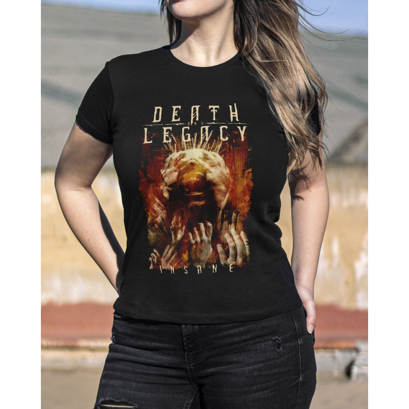 Camiseta Girlie Death & Legacy "Insane"