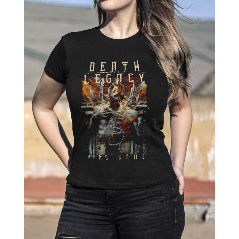 Camiseta Girlie Death & Legacy "Dead Soul"