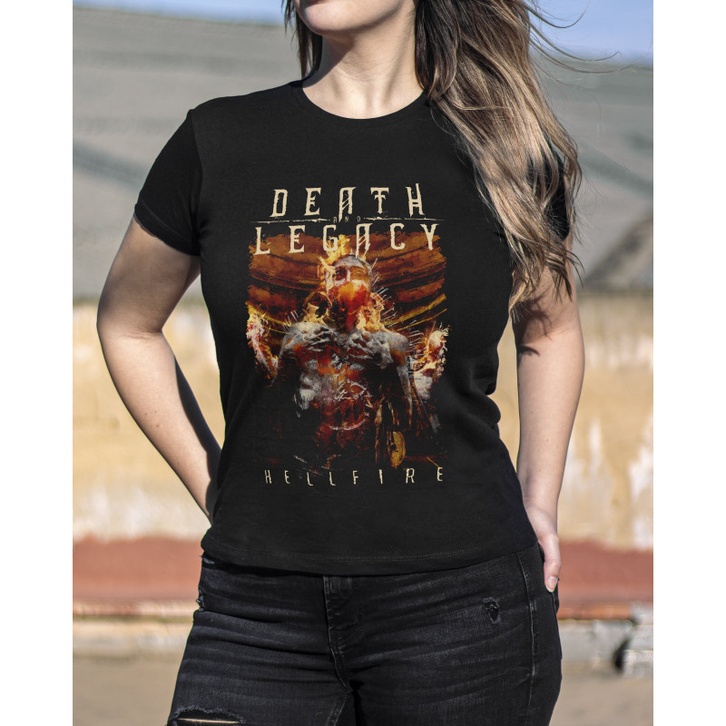 Camiseta Girlie Death & Legacy "Hellfire"
