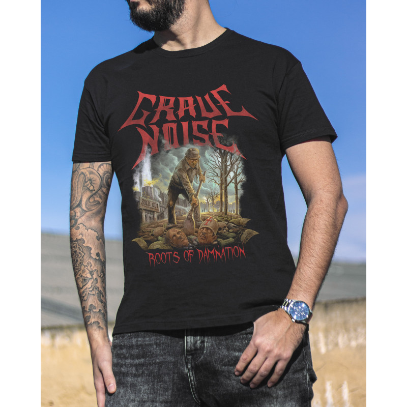 Camiseta Grave Noise - "Roots of Damnation’