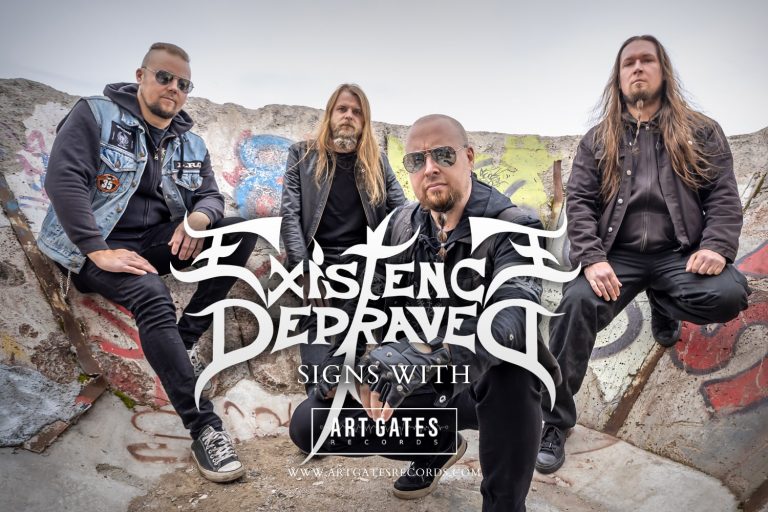 FINNISH MELODIC METALLERS EXISTENCE DEPRAVED INK WORLDWIDE DEAL WITH ART GATES RECORDS
