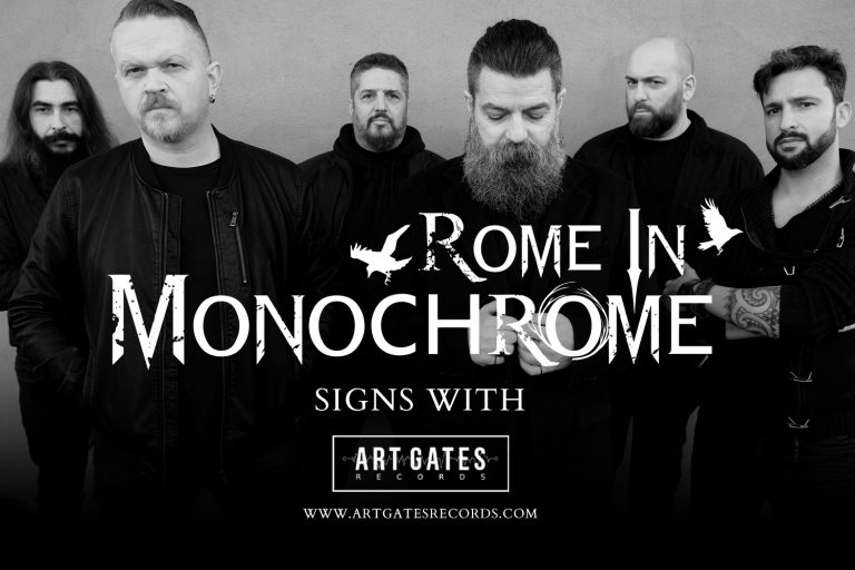 POST DOOM/DARK PROG METAL ACT ROME IN MONOCHROME INKS WORLDWIDE DEAL WITH ART GATES RECORDS