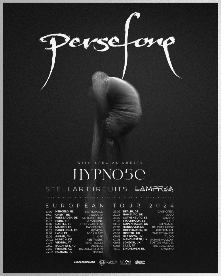 LAMPR3A EMBARKS ON AN ELECTRIFYING EUROPEAN TOUR WITH PERSEFONE
