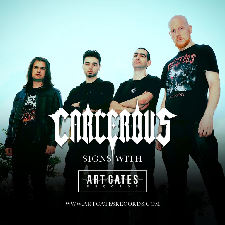 BULGARIAN EXTREME METAL FORCE CARCEROUS SIGNS WITH ART GATES RECORDS